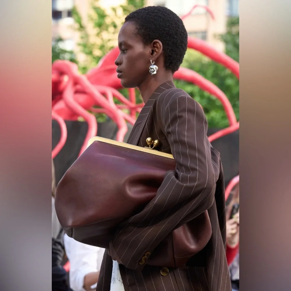 Coach Large Kisslock Frame Bag - Picture 12 of 16